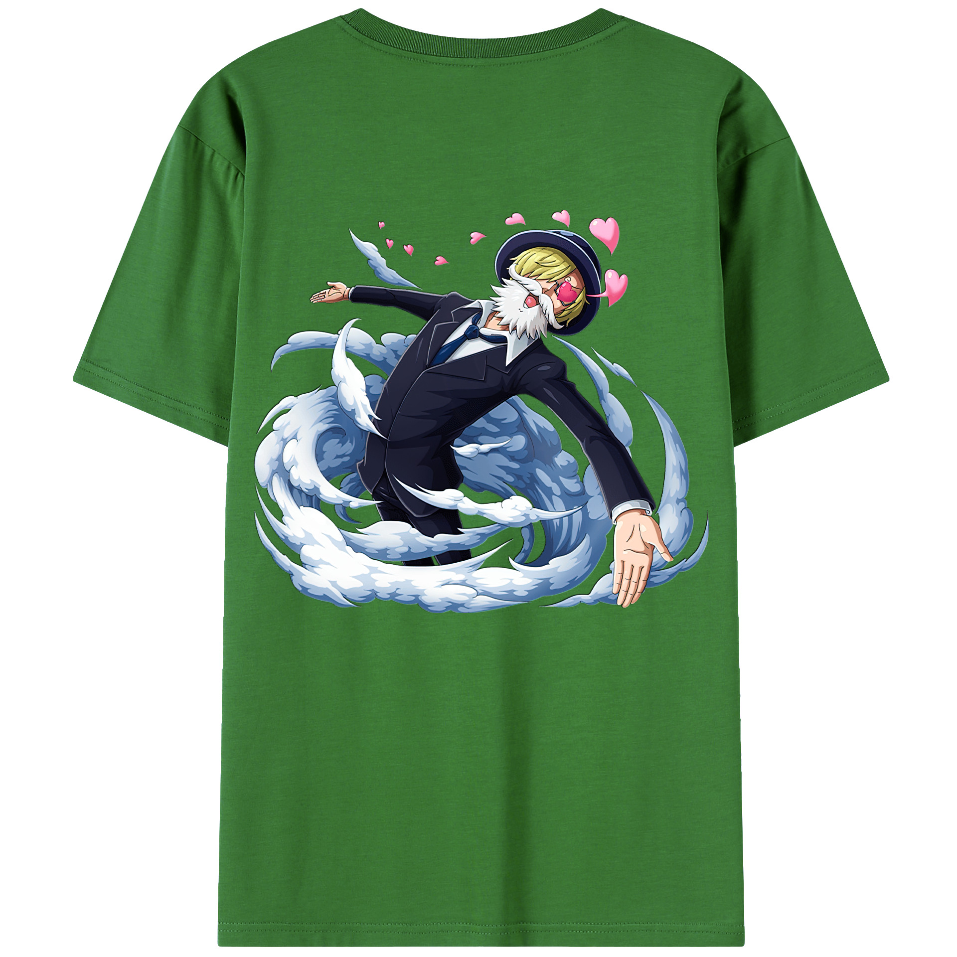 （画像用） ワンピース サンジ ONE PIECE Sanji レディース半袖Tシャツ(バックプリント)